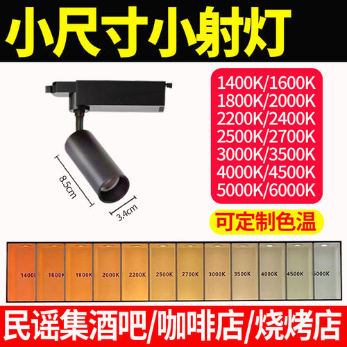 小尺寸小射灯轨道射灯可定制色温