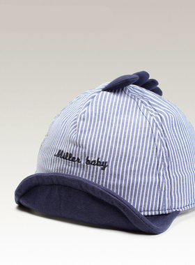 春秋夏季婴幼儿遮太阳帽子儿童纯棉薄款棒球帽宝宝防晒男童鸭舌帽