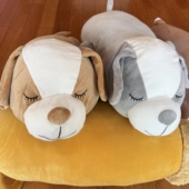 出口 大狗靠枕宠物治愈毛绒玩具柴犬哈士奇 狗狗抱枕