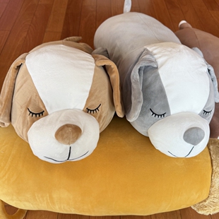 出口 狗狗抱枕 大狗靠枕宠物治愈毛绒玩具柴犬哈士奇