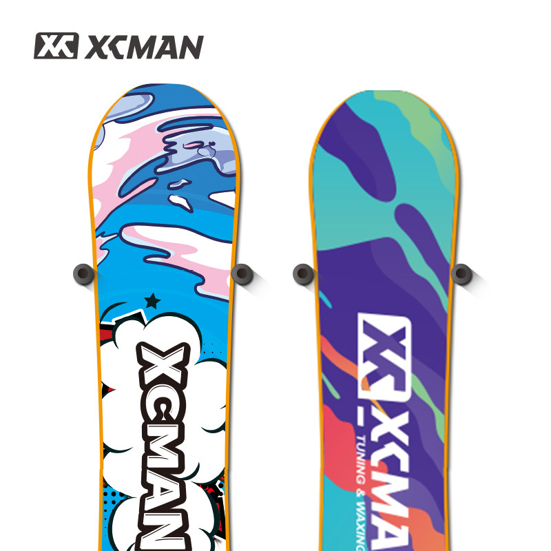 XCMAN滑雪板橡胶壁挂单板双滑雪护具