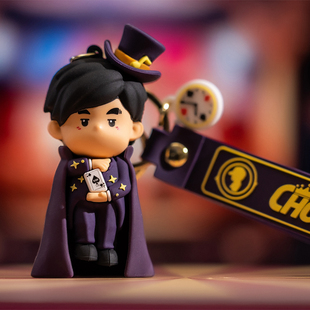 周杰伦周同学时空魔术师钥匙扣可爱公仔卡通背包挂件应援周边礼品