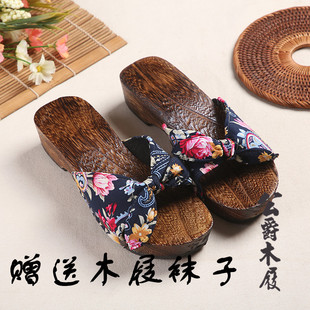 多色 方头木屐人字拖鞋 2020年木屐平跟凉拖鞋 女士夹角木屐