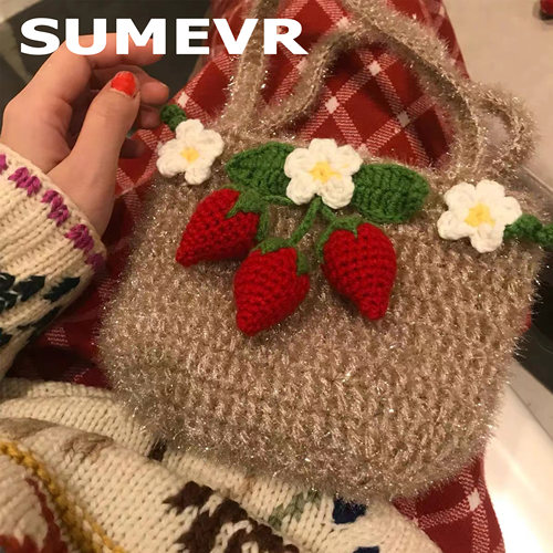 SummerEver小众纯手工编织手提包