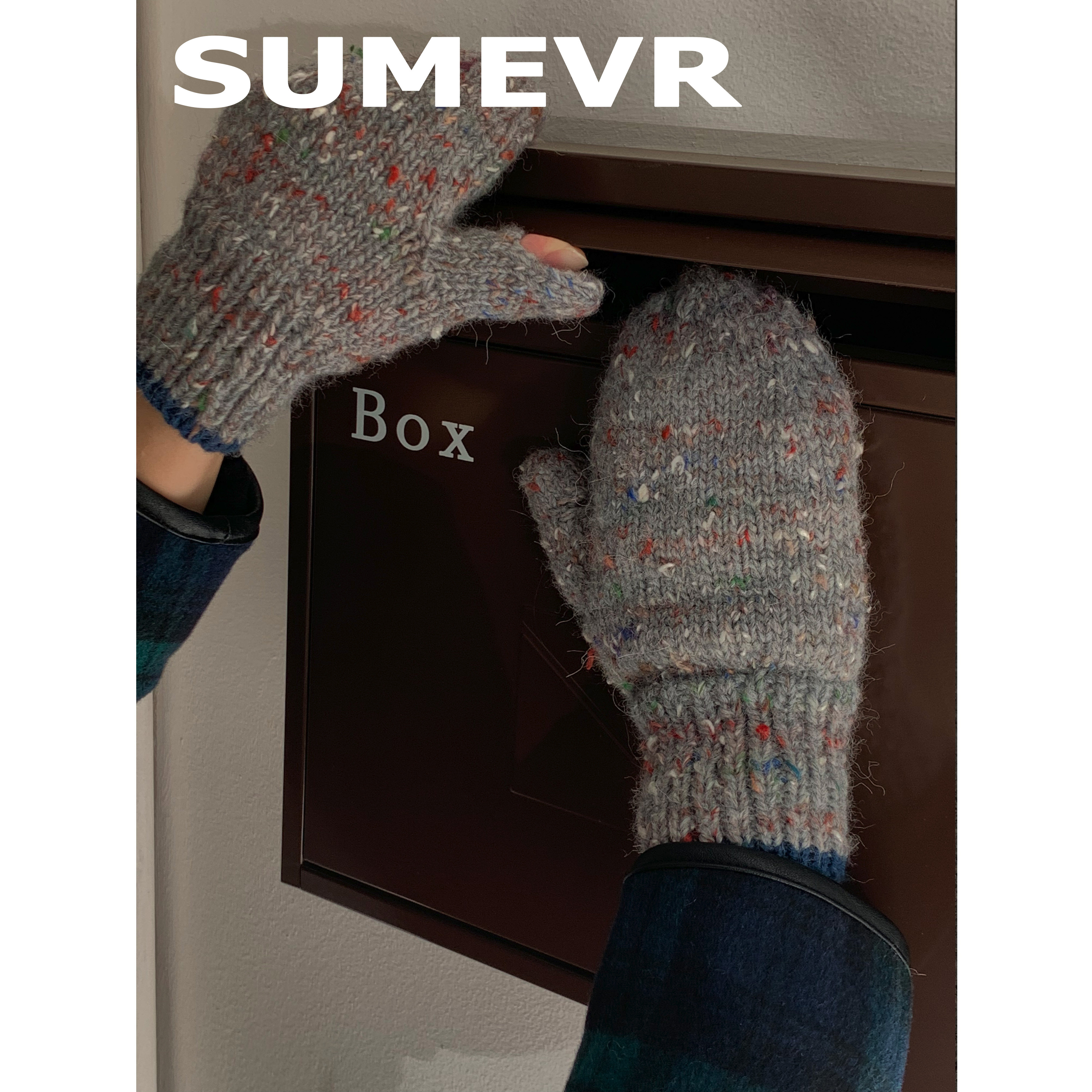 SummerEver “彩点手套”秋冬礼物可触屏羊毛可爱纯手工针织手套,服饰配件/皮带/帽子/围巾,手套,淘宝优惠券,粉丝福利购,淘宝优惠卷