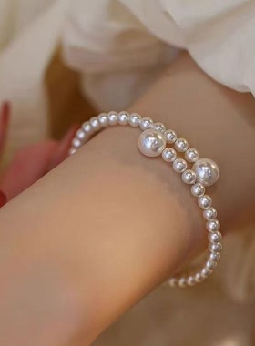 赛赛丽安施加珍珠温柔手镯
