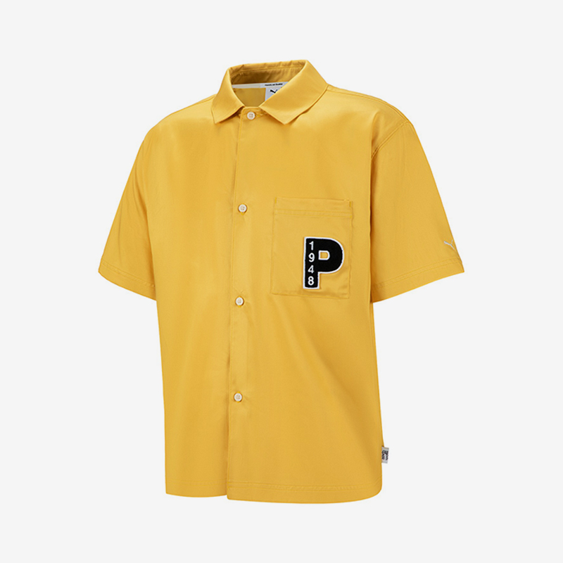 彪马男女休闲透气短袖衬衫