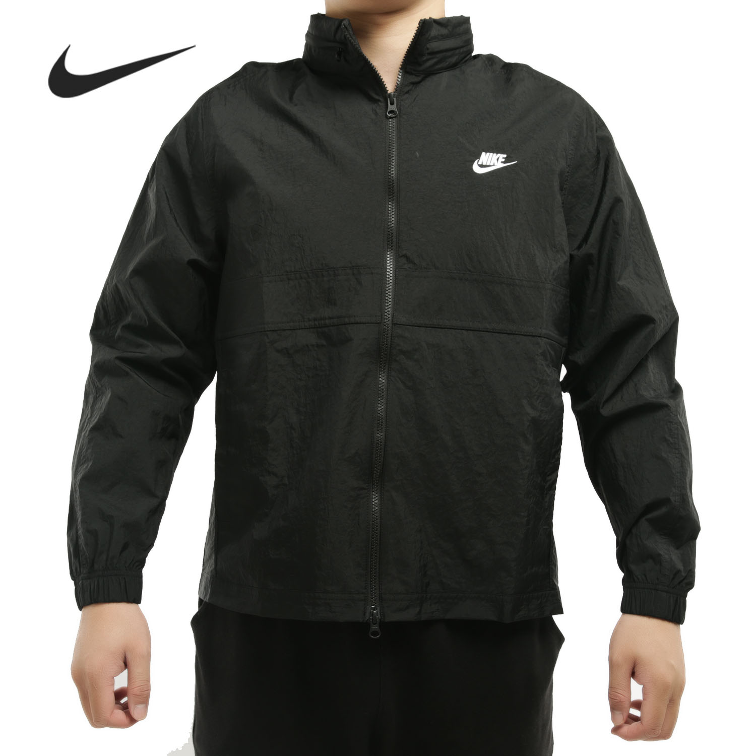耐克新款男子连帽拉链运动外套