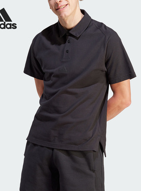 Adidas/阿迪达斯正品秋季新款男子时尚休闲短袖POLO衫IA3124