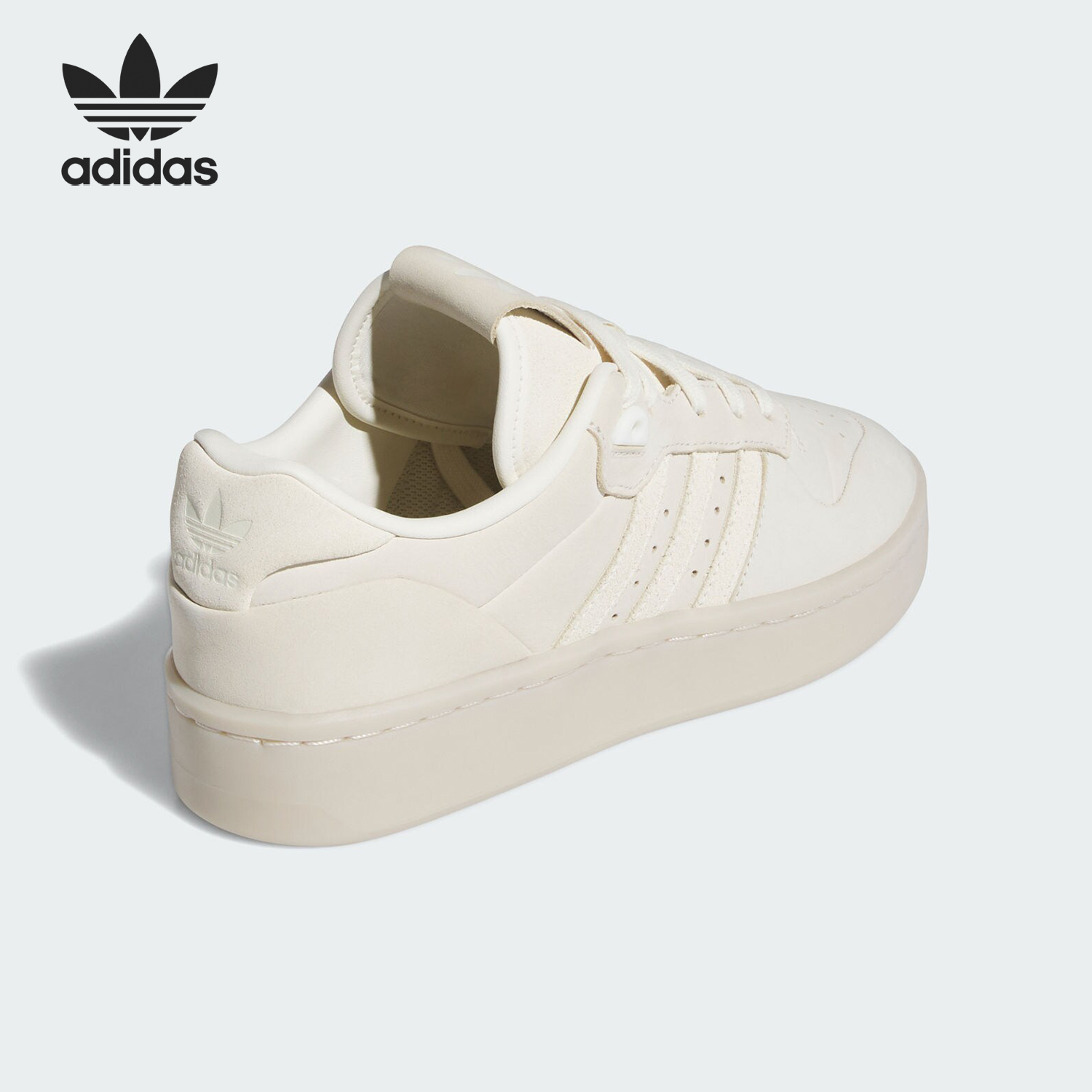 Adidas/阿迪达斯正品三叶草女士低帮休闲轻便厚底板鞋IH0350