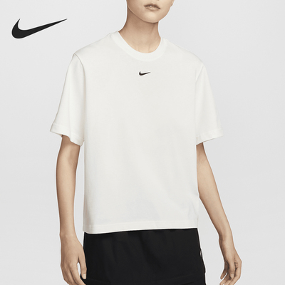 耐克女士透气运动休闲宽松短袖