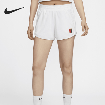 耐克女士中腰布网球短裤