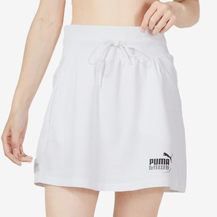 Puma/彪马秋冬季女子纯色休闲透气运动半身裙677126-02