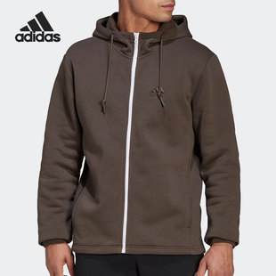 Adidas/阿迪达斯正品M FL FZ HD 男子运动连帽夹克外套HU0296