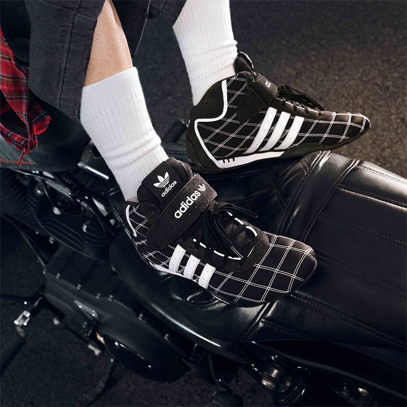 Adidas/阿迪达斯正品三叶草男女经典赛车中高帮运动鞋JH8733