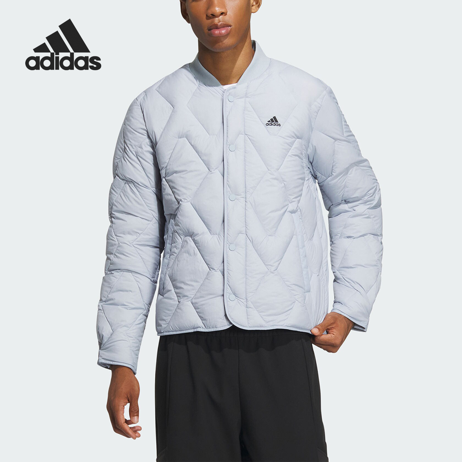阿迪达斯正品男女运动羽绒服