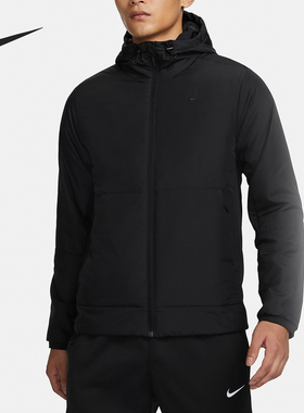 Nike/耐克正品2023冬季男子保暖防风连帽运动棉衣FB7545