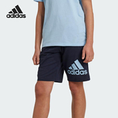针织透气短裤 Adidas JF8748 SHORT大童运动经典 阿迪达斯正品
