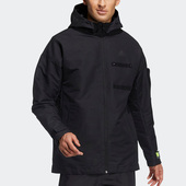 Adidas阿迪达斯正品 男子训练运动连帽户外舒适防风夹克外套GP0982