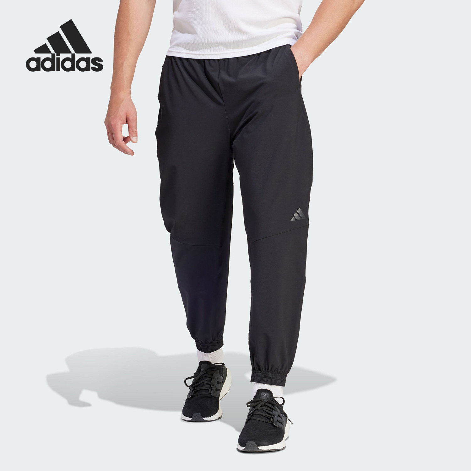 Adidas/阿迪达斯正品2023秋季新款男子梭织运动长裤IT6720 - 实物图