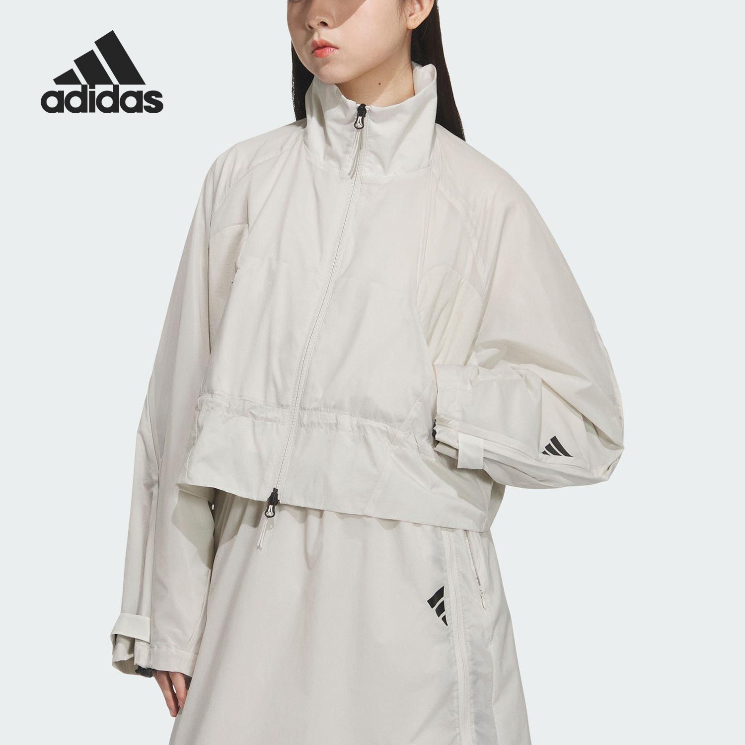 Adidas/阿迪达斯正品FOS FUSTL W JKT女士经典户外运动外套JM4272