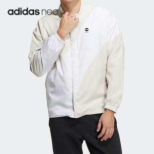 Adidas/阿迪达斯当季新款Neo男子梭织夹克卫衣HM7413