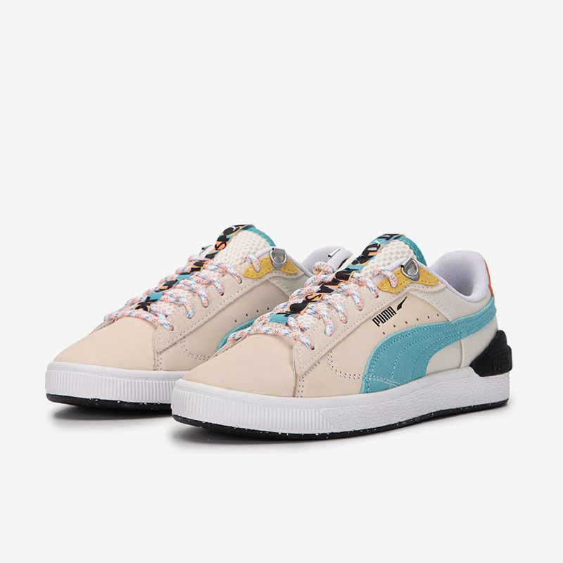 Puma/彪马正品Suede Bloc HC 男女拼色耐磨低帮板鞋383343-01