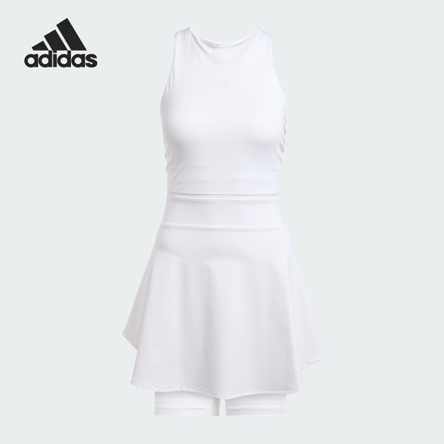 Adidas/阿迪达斯正品TENNIS Y-DRESS女士网球修身连衣裙JE7098