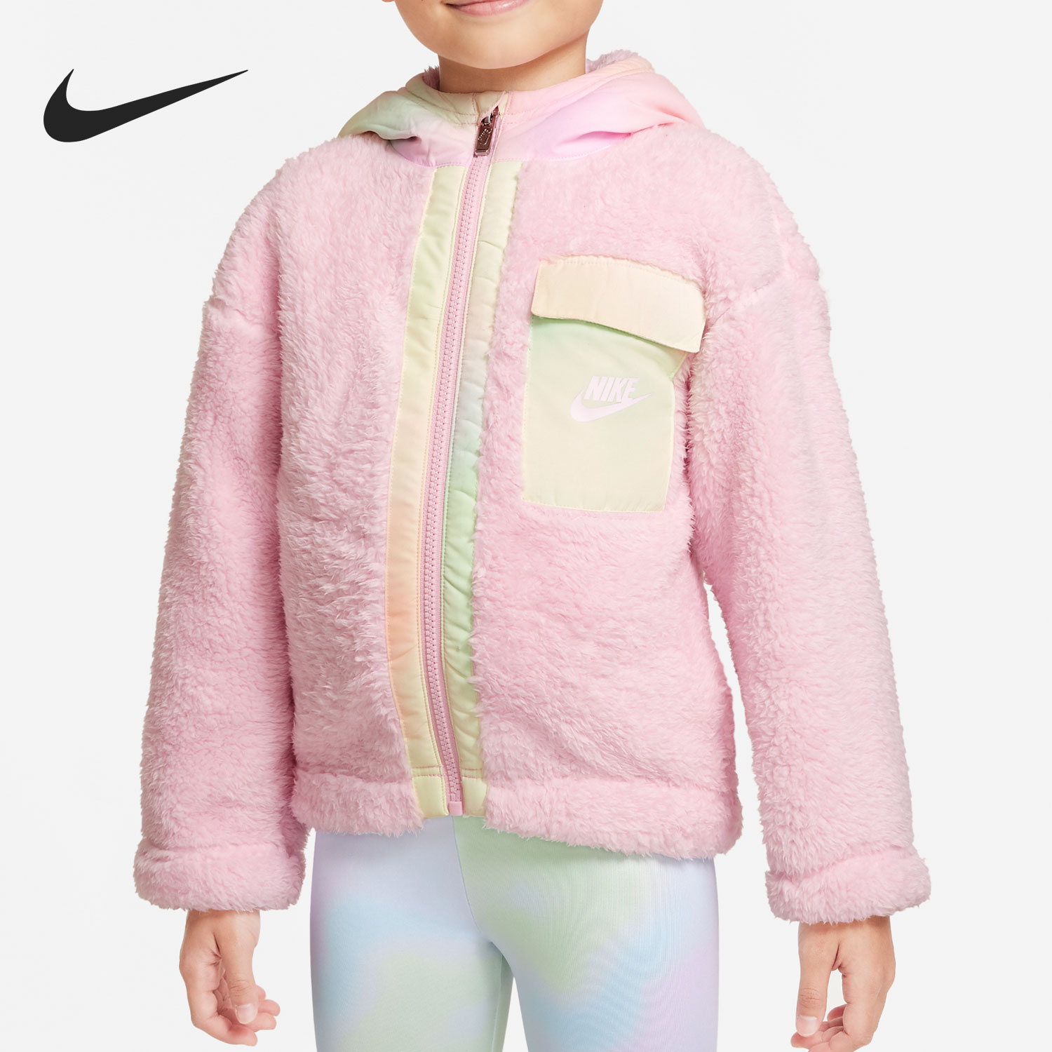 Nike/耐克正品当季新款小童时尚运动保暖外套DQ3708-663