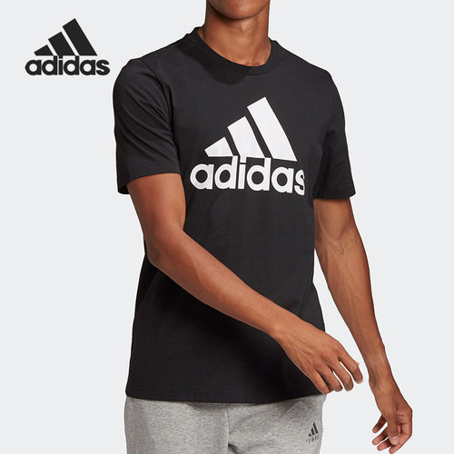 Adidas/阿迪达斯正品夏季新款男士圆领透气跑步短袖GK9120