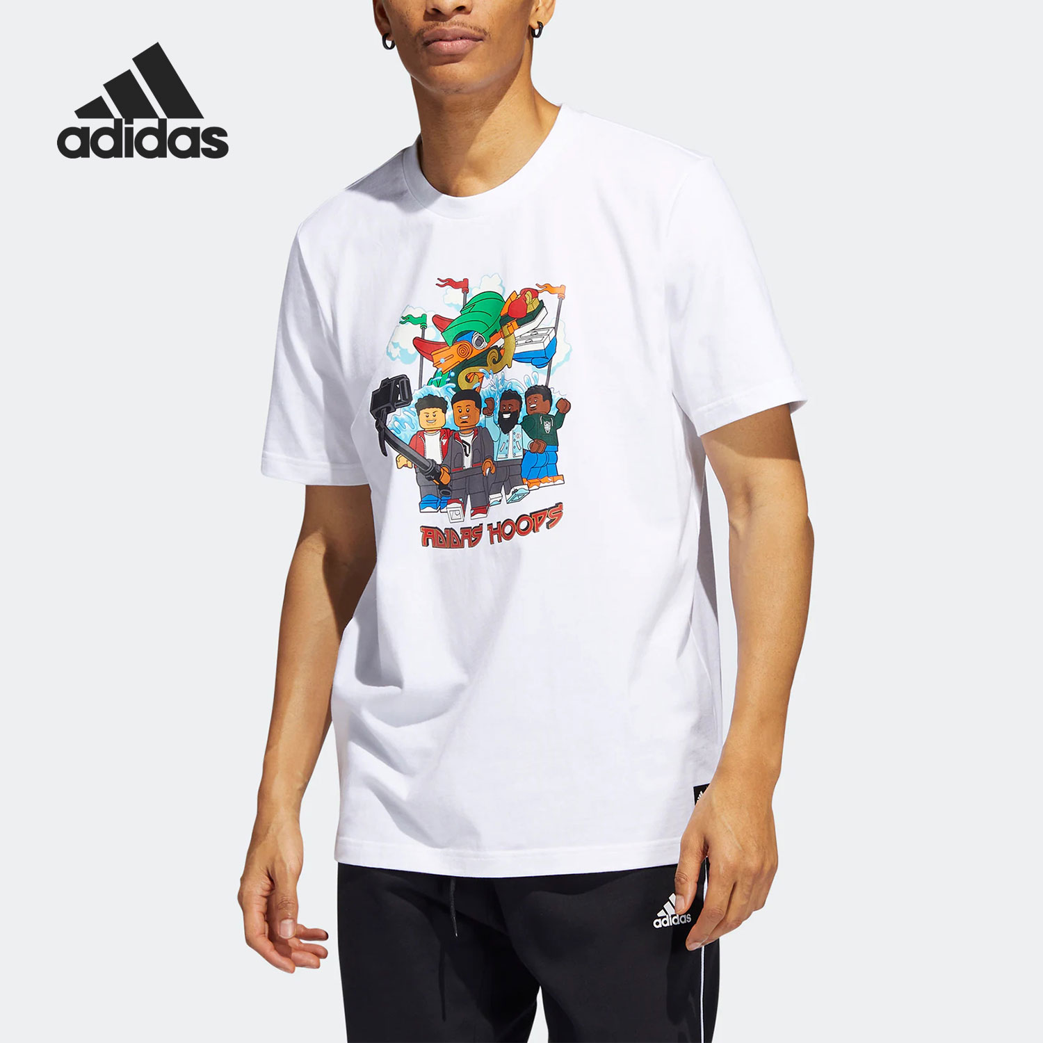 Adidas/阿迪达斯男子运动T恤