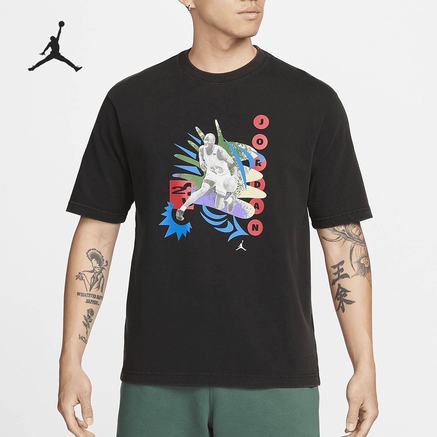 Nike/耐克官方正品Air Jordan男子运动休闲短袖T恤DX5968-010