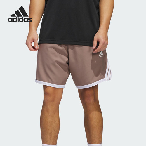 Adidas/阿迪达斯正品2025新款男士宽松篮球运动透气短裤JZ5437