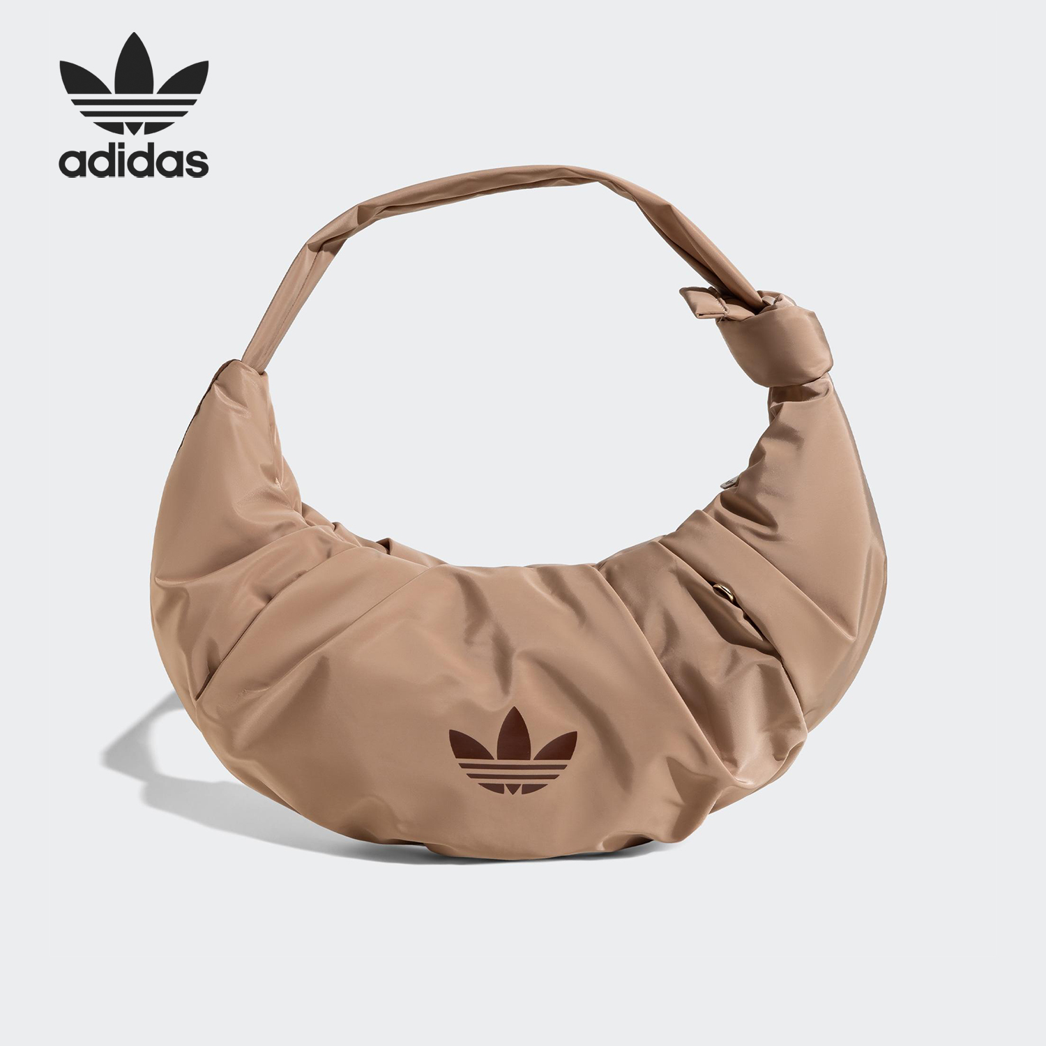 Adidas/阿迪达斯正品三叶草女士单肩经典羊角腋下云朵包KA9272