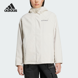 Adidas/阿迪达斯正品XPL W FLC 3IN1女士宽松运动连帽外套JV8690