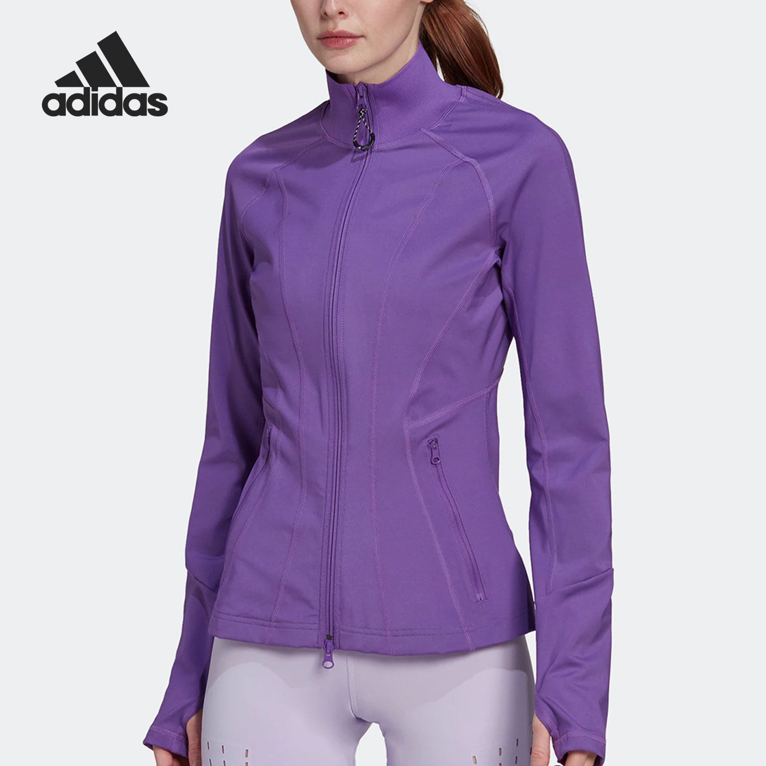 Adidas/阿迪达斯正品SMC新款女子运动休闲透气立领外套HI6153,运动服/休闲服装,运动茄克/外套,淘宝优惠券,粉丝福利购,淘宝优惠卷