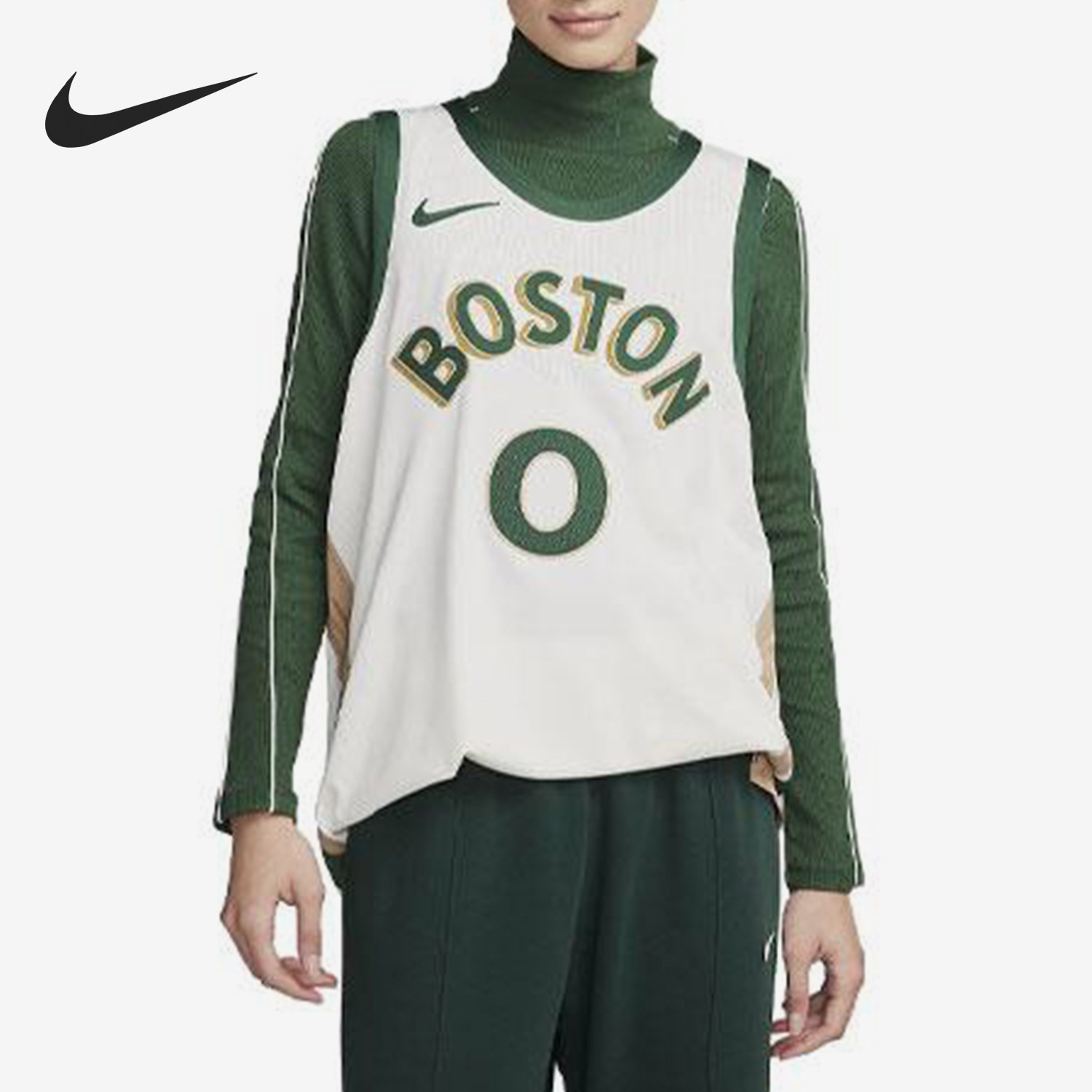 Nike/耐克正品NBA男女复古圆领时尚经典字母篮球背心DX8748-133