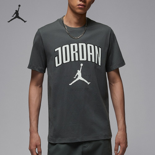 Nike/耐克正品JORDAN男士套头针织透气运动休闲耐穿T恤HQ0010-068