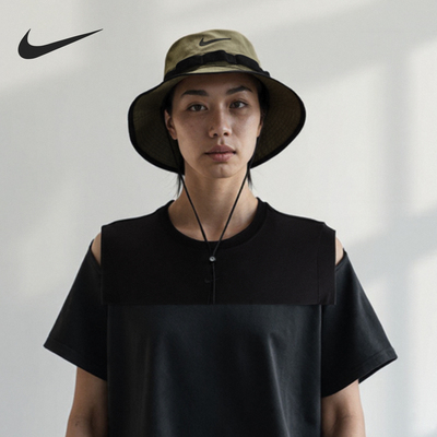 Nike/耐克正品DRI-FIT男女遮阳休闲经典户外运动渔夫帽HJ3683-222