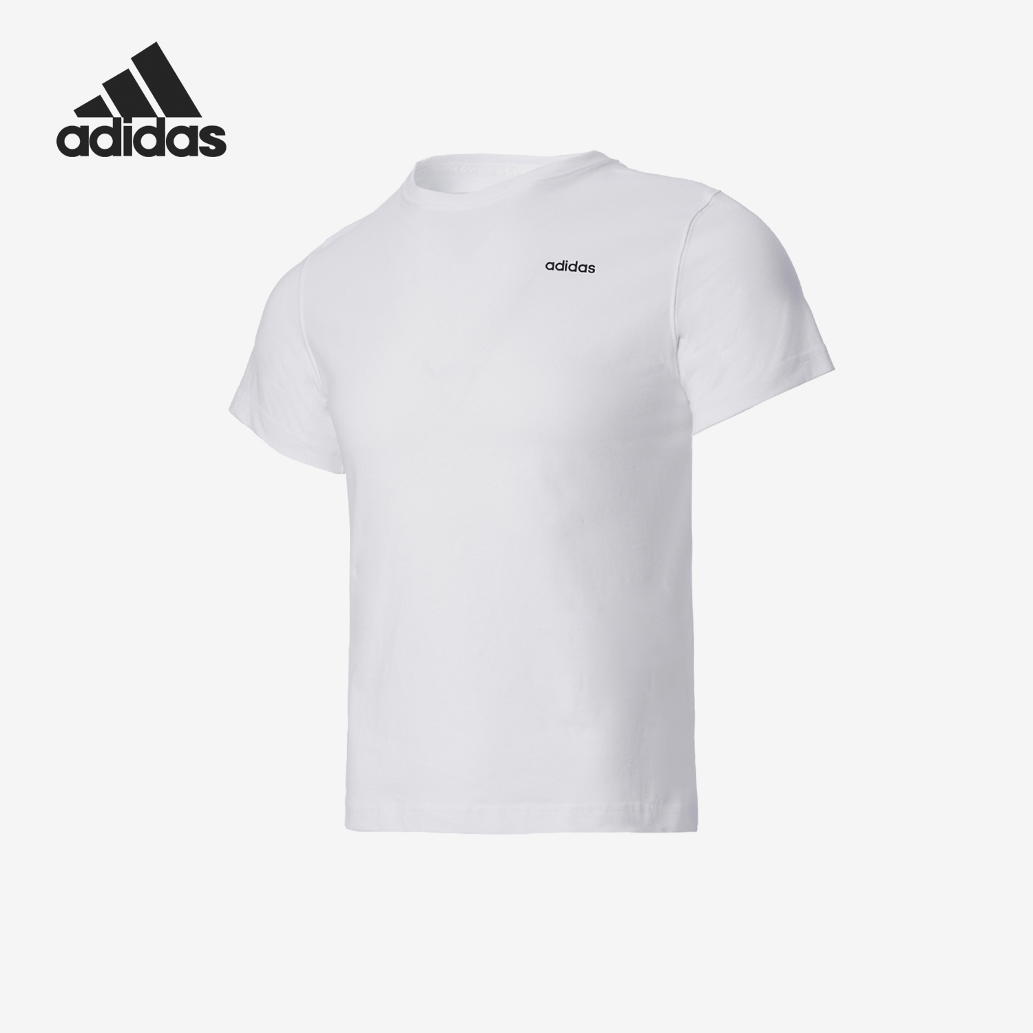 阿迪达斯女士圆领简约短袖T恤