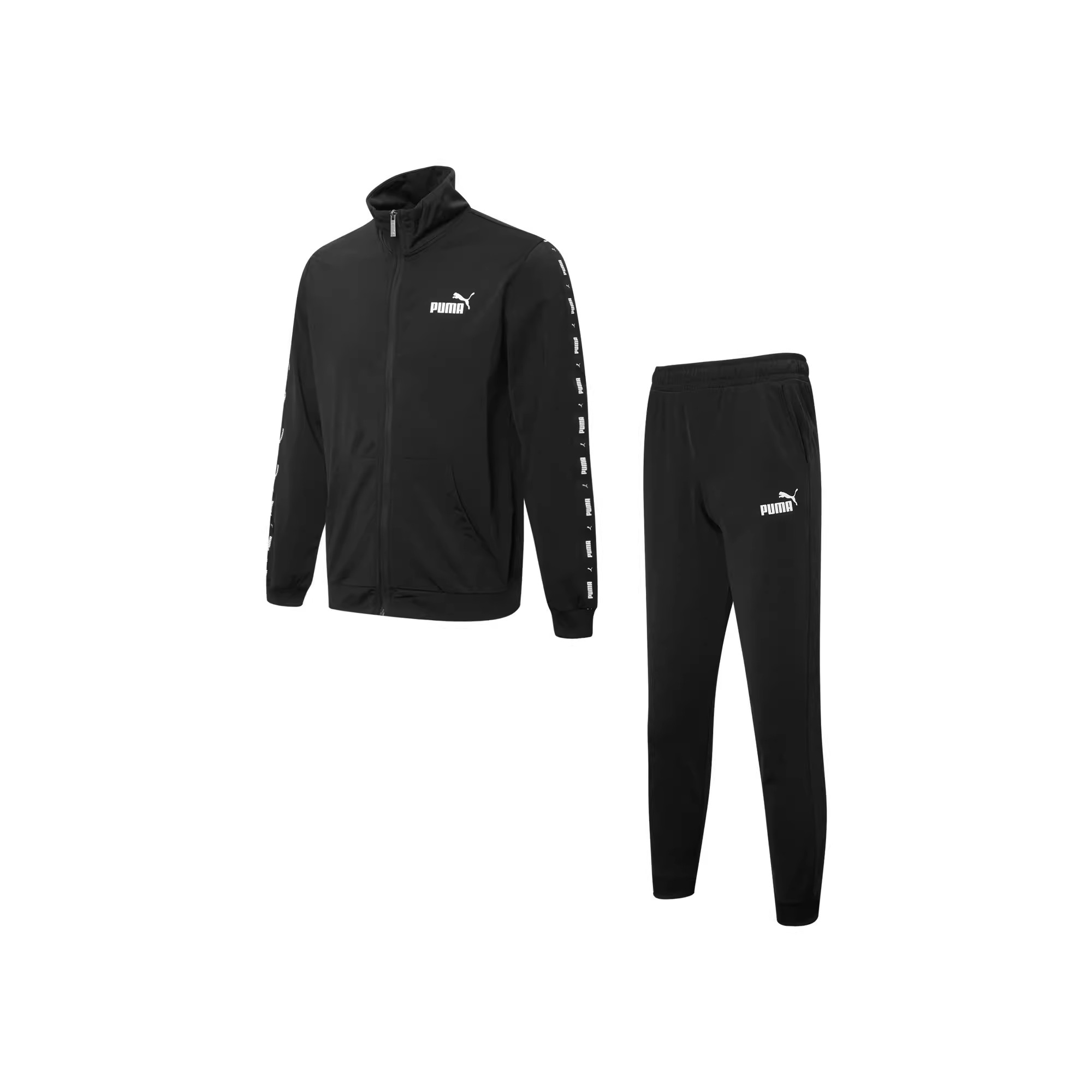 Puma/彪马正品春季新款男子休闲健身运动长袖套装849543-01