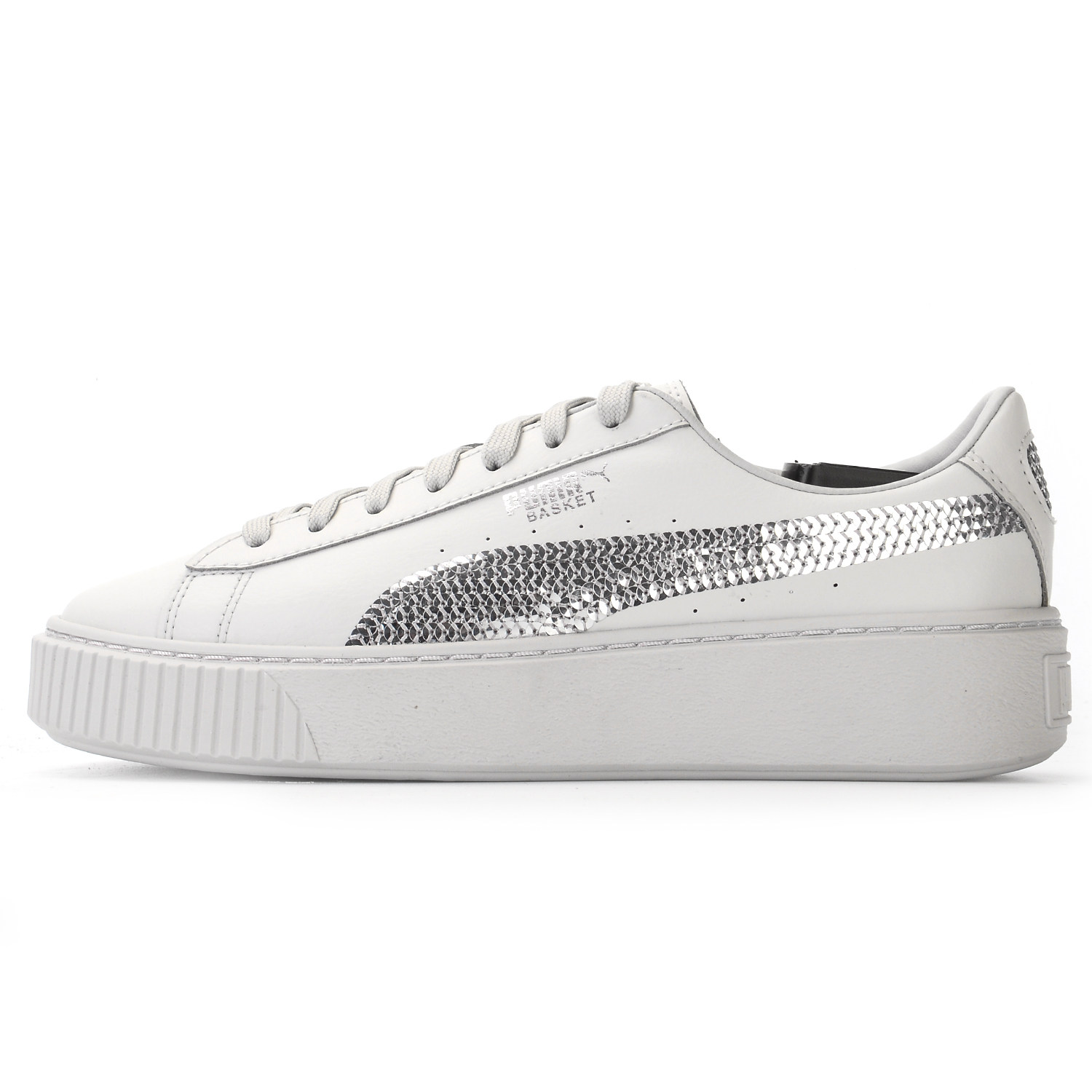 Puma/彪马正品Platform蕾哈娜灰白色女春夏经典厚底休闲鞋 367237