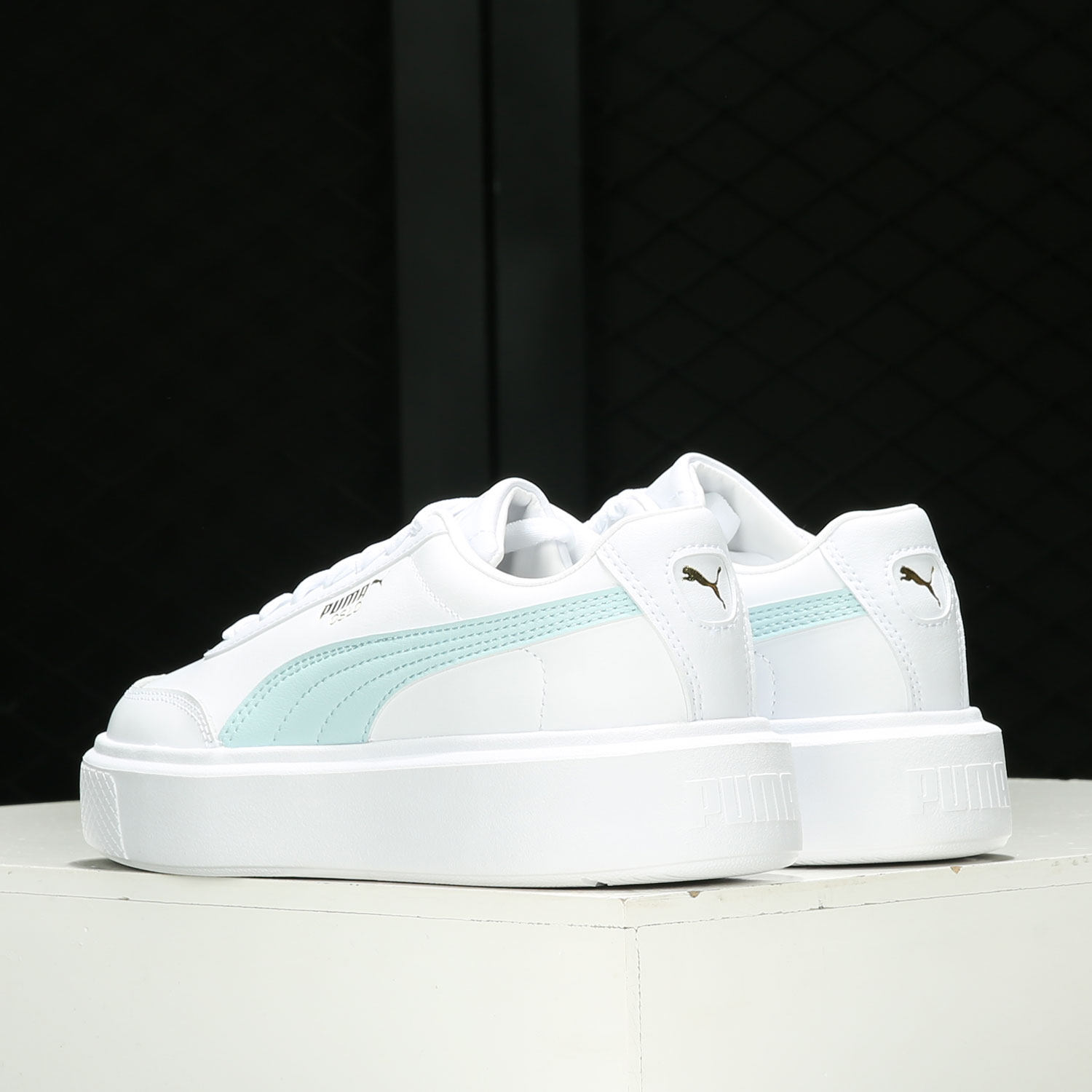 彪马女子厚底休闲运动鞋