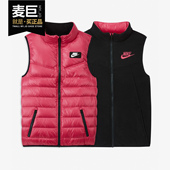 Nike 大童休闲舒适运动训练羽绒马甲CQ8858 新款 耐克正品 当季