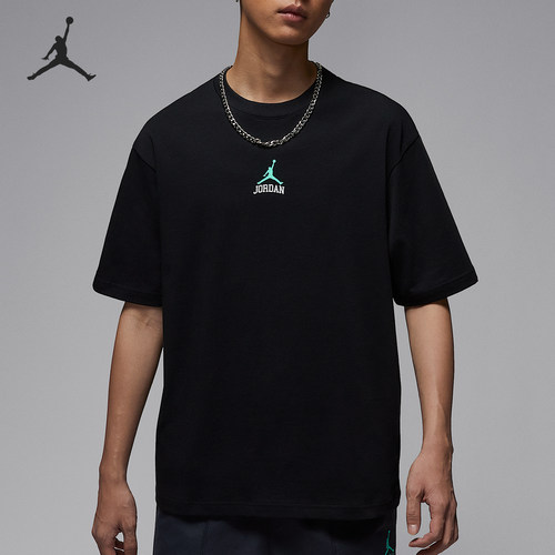 Nike/耐克正品JORDAN男士休闲透气宽松经典图案短袖IM3354-010