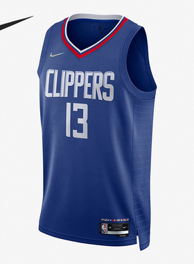 Nike/耐克正品洛杉矶快船队NBA男子运动无袖球衣DB3575-400