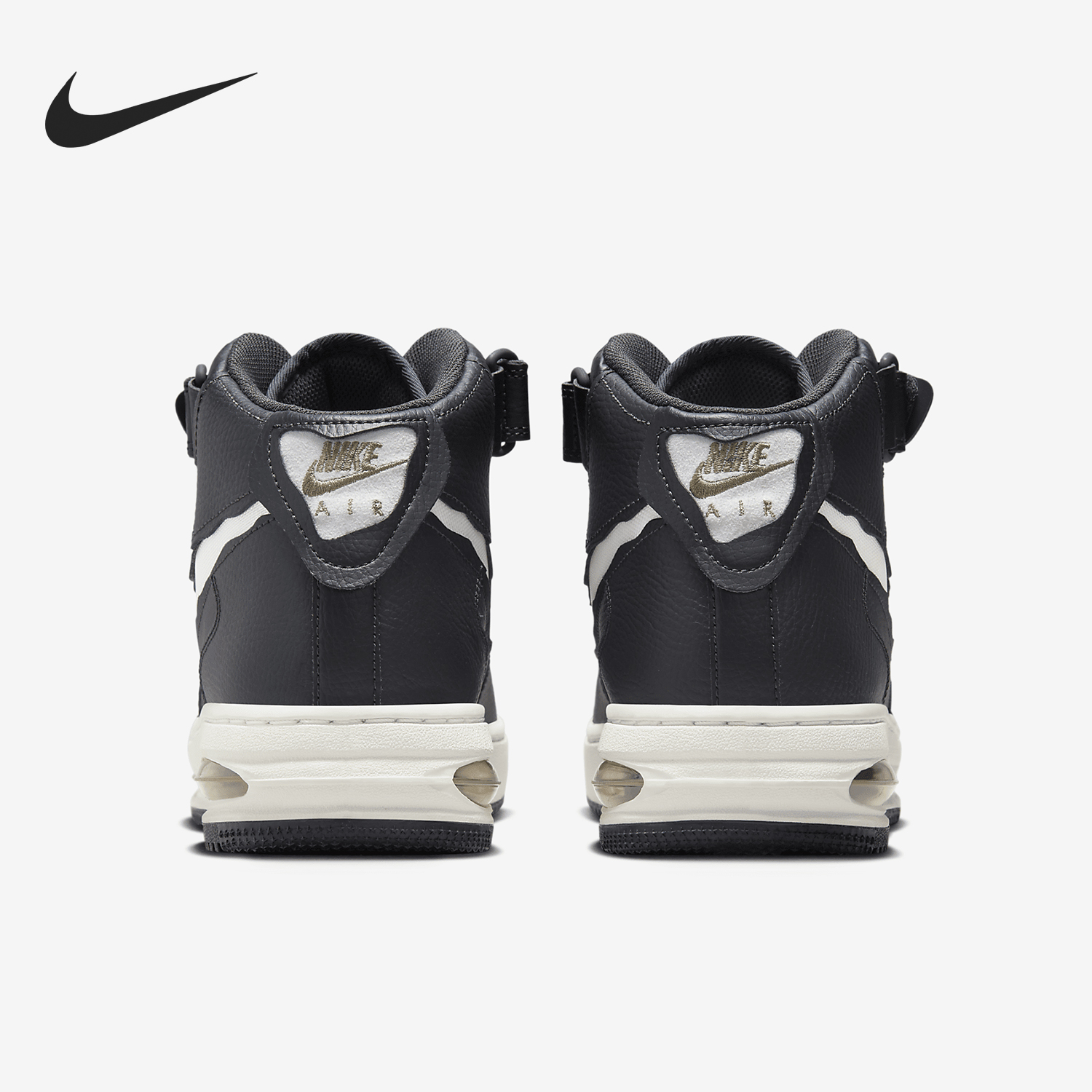 耐克男士中帮魔术贴气垫休闲板鞋