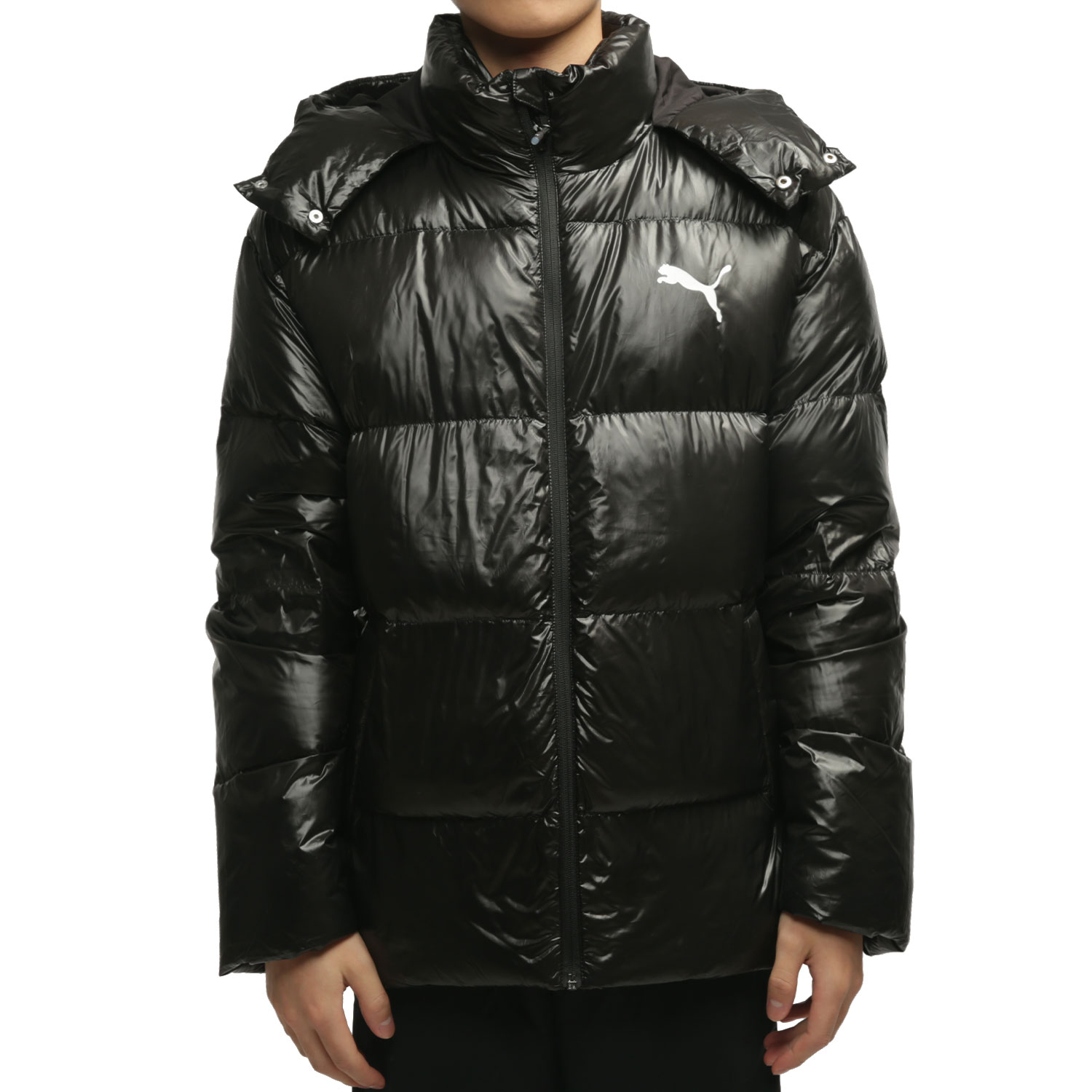 彪马正品男子运动连帽休闲羽绒服