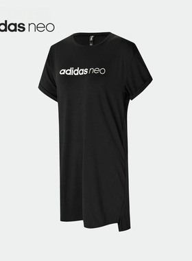 Adidas/阿迪达斯正品 当季新款NEO女子休闲运动连衣裙 DX9689