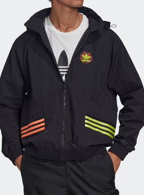 Adidas/阿迪达斯正品 三叶草 Graphic+ LW WB 男装运动外套GK5921